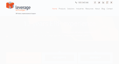 Desktop Screenshot of leveragetech.com.au